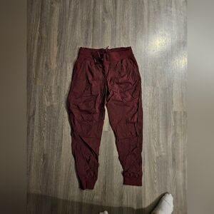 Burgundy Lululemon Joggers
